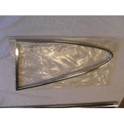 Quarter Window Frame Chrome Driver Side