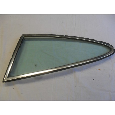 Ventilator Window with Frame Driver Side Chrome F-Model Coupé