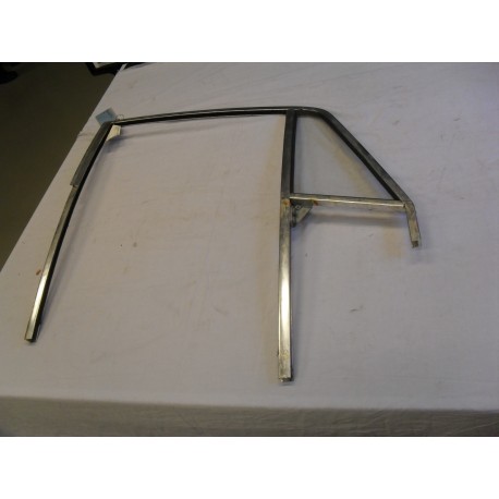 Door Glass Frame Chrome Coupé Passenger Side