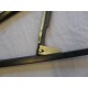 Door Glass Frame in Black Targa / Cabrio Driver Side