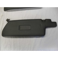 Black Sun Visor Driver Side