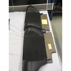 Split Back Rest Black with Porsche Script