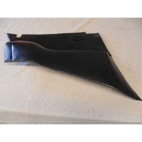 Seitenverkleidung Leder Blau Links Cé