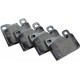 Brake Pad Set, Front/Rear 18,5MM