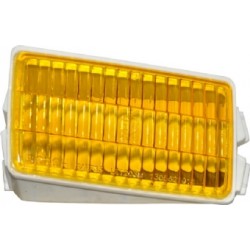 Lens For Fog Lamp, Yellow, Left