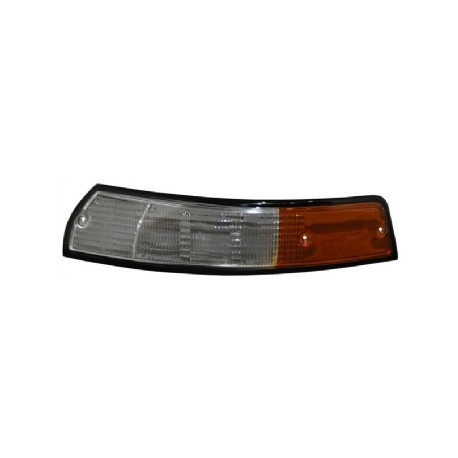 Turn Signal Lens, US, Black Frame, Left