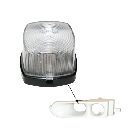 Standlicht, Weiss Mit Grundplatte Schwarz