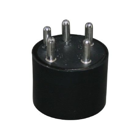 Relais, Schwarz, Rund