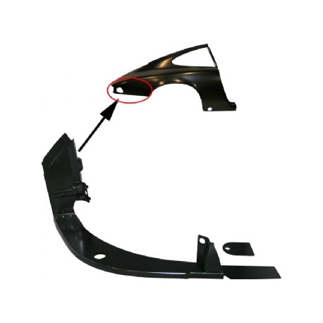 Seitenwand, Leuchtenrahmen, Hinten, Rechts