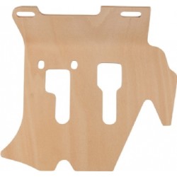 Bodenplatte Unter Pedale, Formgepresst Laminiertes Birkenholz