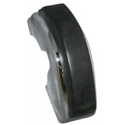 Stossstangenhorn Mit Gummizierleiste, Vorne, Chrom, Rechts