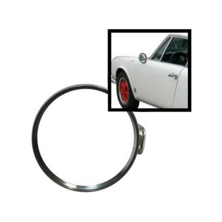 Door Mirror With Frame, Chrome, Left/Right