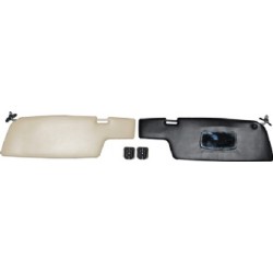 Sun Visor Set, Black/Cream, Left/Right