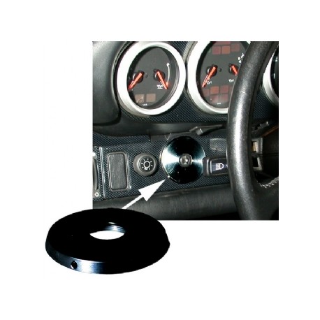 Ignition Switch Cover Plate, Black
