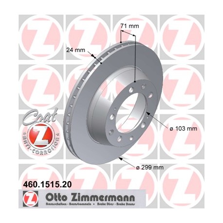 1 x Brake Disc, Rear