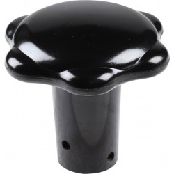 Heizdrehknopf, schwarz