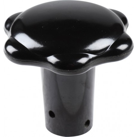 Heizdrehknopf, schwarz