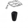 Knob for seat runner adjustment, black