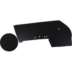 Türverkleidung, schwarz geflochtes Leder Look, links