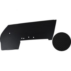 Türverkleidung, schwarz geflochtes Leder Look, rechts