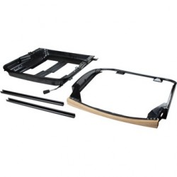 Sitzrahmensatz, Metall, links. Ohne Einstellungsknöpfe - kann separat gekauft werden