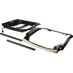 Sitzrahmensatz, Metall, rechts. Ohne Einstellungsknöpfe - kann separat gekauft werden