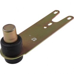 Spring plate with bushing, rear, left/right