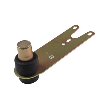 Spring plate with bushing, rear, left/right