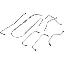 Brake line kit, 1 circuit brake system. With 7 lines for 1 vehicle
