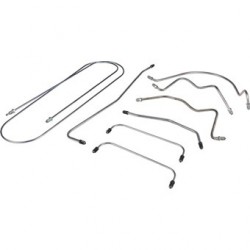 Bremsleitungssatz, 1-Kreis-Bremsanlage. Mit 8 Leitungen für 1 Auto