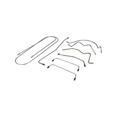 Bremsleitungssatz, 1-Kreis-Bremsanlage. Mit 8 Leitungen für 1 Auto