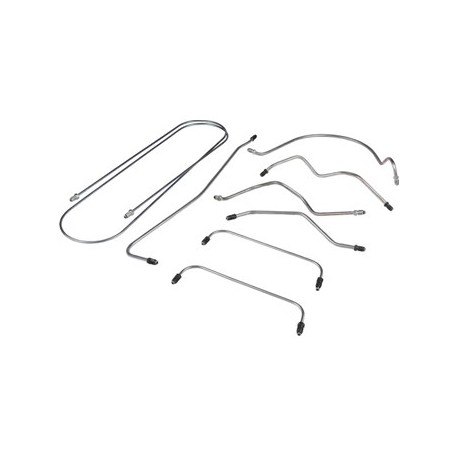 Bremsleitungssatz, 1-Kreis-Bremsanlage. Mit 8 Leitungen für 1 Auto