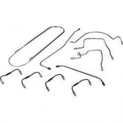 Bremsleitungssatz, 1-Kreis-Bremsanlage. Mit 8 Leitungen für 1 Auto