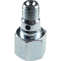 Hohlschraubstutzen für Bremsleitung. Für Zweikreis Hauptzylindern