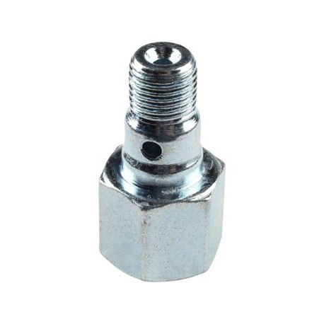 Banjo bolt for brake line. For dual circuit master cylinders