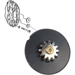 Dämpfungsblech, 36 mm, vorne