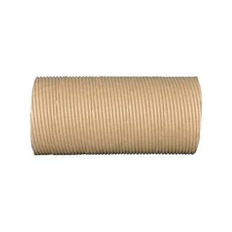 Värmeslang, motor till värmekammare, Ø60x130 mm, brun papper/alu