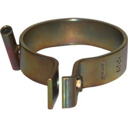 Clamp for heater hose top with holder for heater cable, left