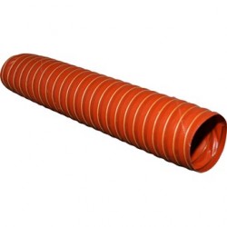 Silicone hose for connecting heat control box no. 90.001/002 to heat exchanger, Ø63x330 mm