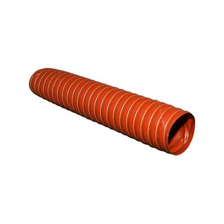 Silicone hose for connecting heat control box no. 90.001/002 to heat exchanger, Ø63x330 mm