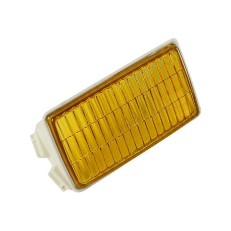 Lens for fog lamp, yellow, right