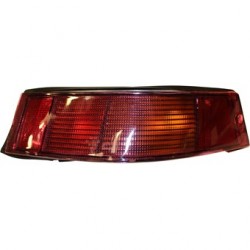 Tail light assembly with glass and rubber seal, right. EU model, modification needed for converting to US model. With E-mark