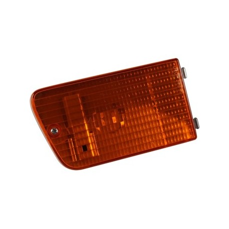 Turn signal light reflector, yellow, right, without E-mark