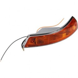 Blinkleuchte komplett mit Gehäuse und Gummidichtung, gelb, rechts (US Vers.). Mit SAE Genehmigung