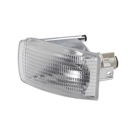 Blinkleuchte, weiss, links. Mit USA Fassung aber europäisch kann passen