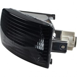 Blinkleuchte, rauchfarben, links. Mit USA Fassung aber europäisch kann passen