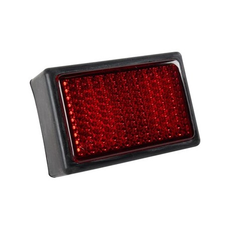 Rückstrahler komplett für Stossstange mit Gummirahmen und Glas