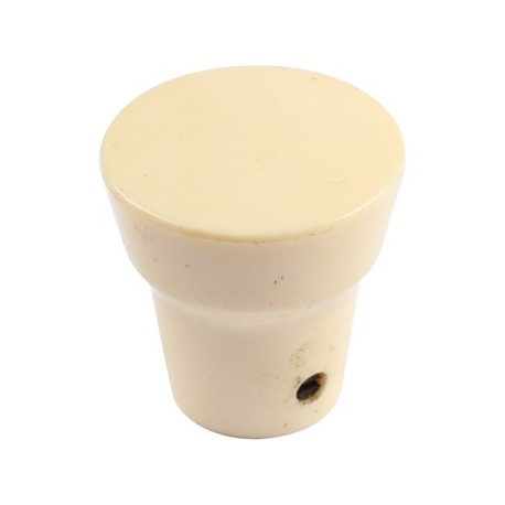 Knopf für Radio, Elfenbeinweiss