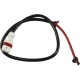 Sensor, brake pad wear, front
