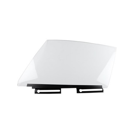 Türscheibe mit Fensterhebeschiene, klar, links. Ohne E-Marke